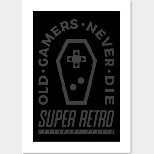 Old Gamers Never Die Posters and Art